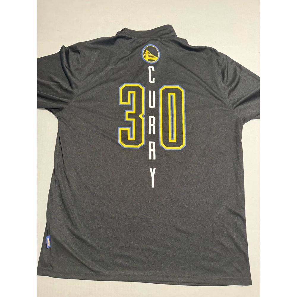 NBA Golden State Warriors Curry 1/4 Zip pullover Thin Hoodie, men's XL - Picture 6 of 6